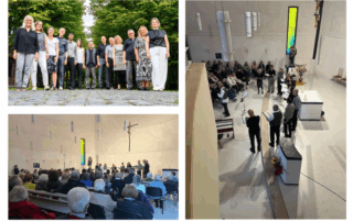 Chor cumulus vocalis bei einem Benefizkonzert