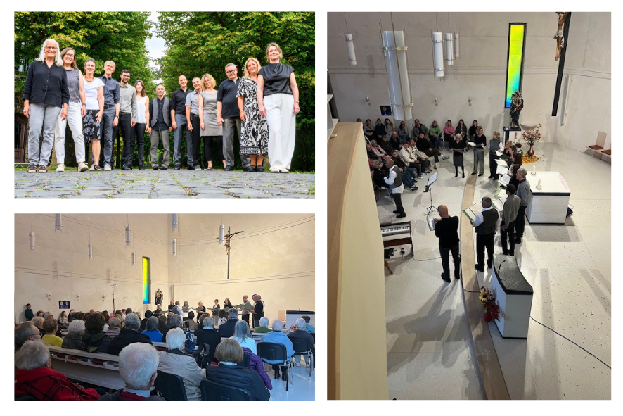 Chor cumulus vocalis bei einem Benefizkonzert